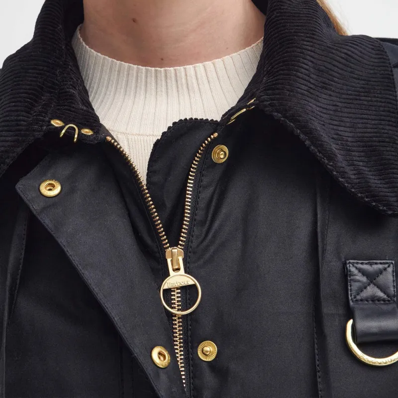 BARBOUR Reighton Spey Waxed Jacket-5
