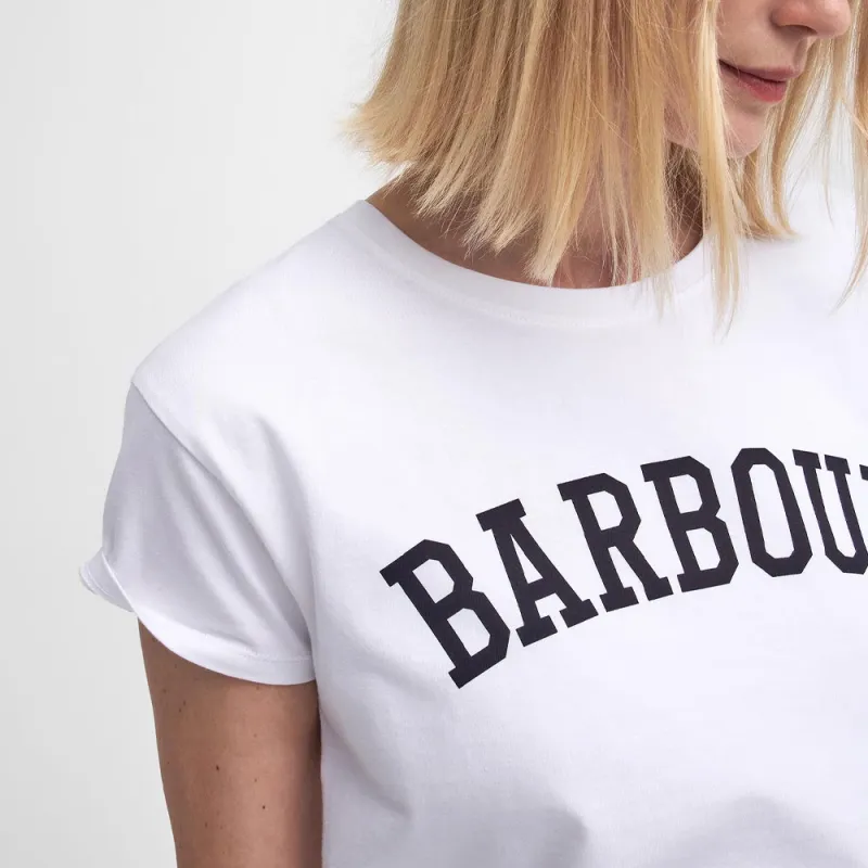 BARBOUR Regular T-Shirt Women's White-4