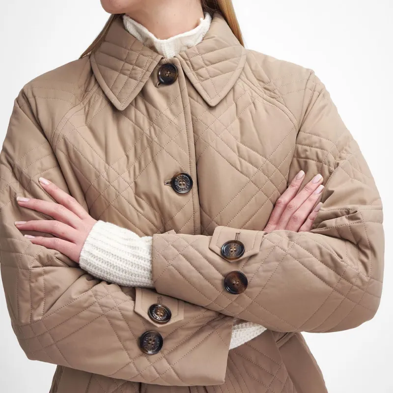 BARBOUR Puffer Jacket Women's Honey-5
