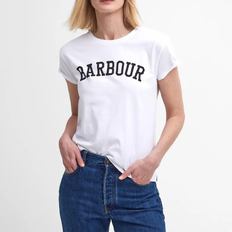 BARBOUR Regular T-Shirt Women's White-2