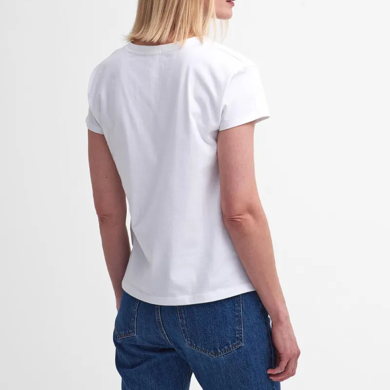 BARBOUR Regular T-Shirt Women's White-3