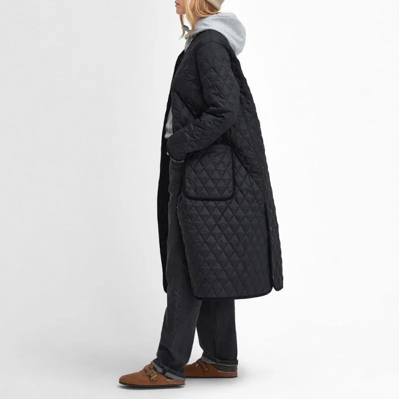BARBOUR Puffer Jacket Women's Black-3