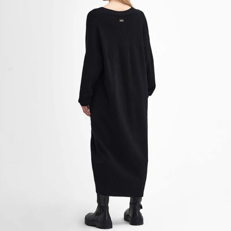 BARBOUR Long-Sleeved Dresses Women's Classic Black-3