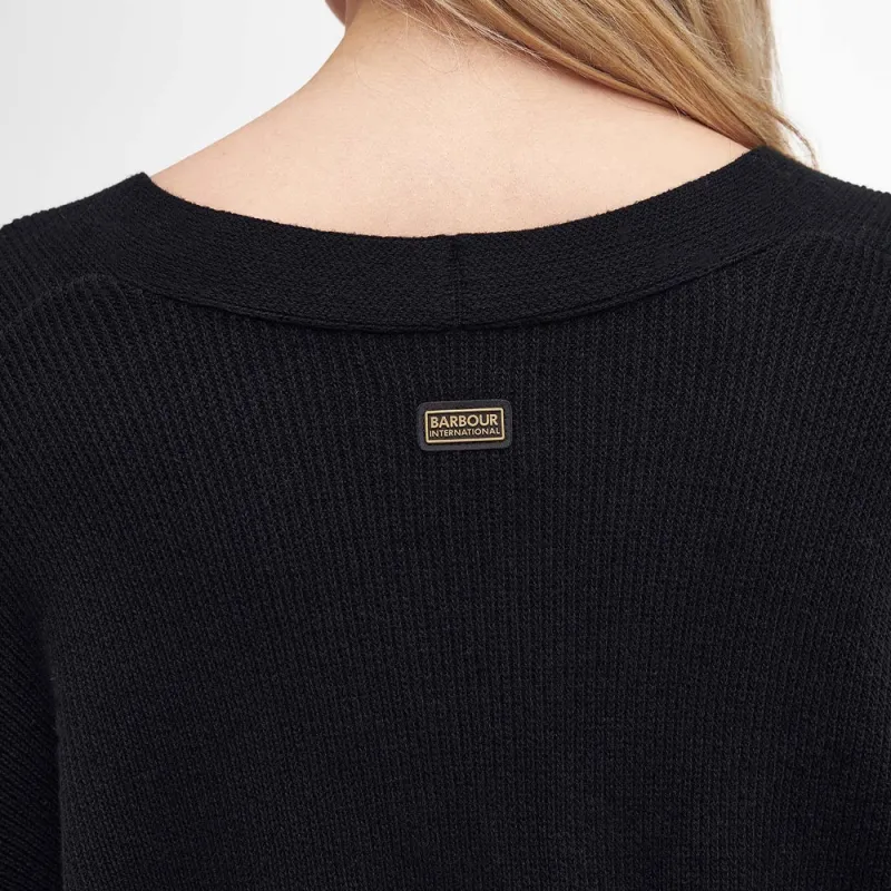 BARBOUR Long-Sleeved Dresses Women's Classic Black-6