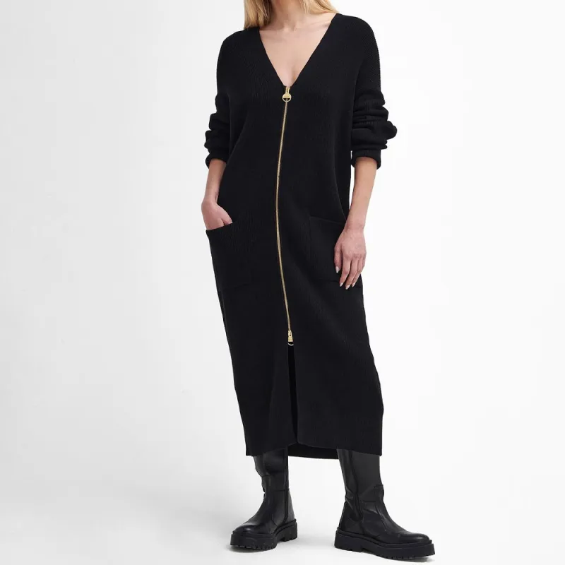 BARBOUR Long-Sleeved Dresses Women's Classic Black-1