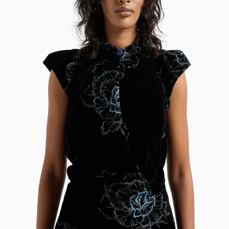 GIORGIO ARMANI Sleeveless Dress Women's Black-4