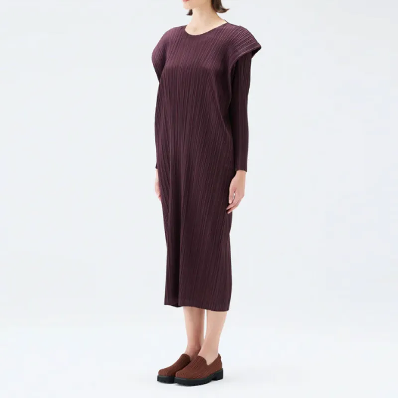 PLEATS PLEASE ISSEY MIYAKE September Midi Dress-3