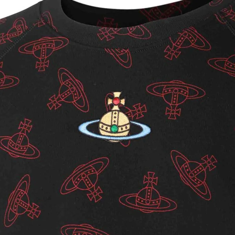 Vivienne Westwood All Over Orb Printed Crewneck Sweatshirt-5