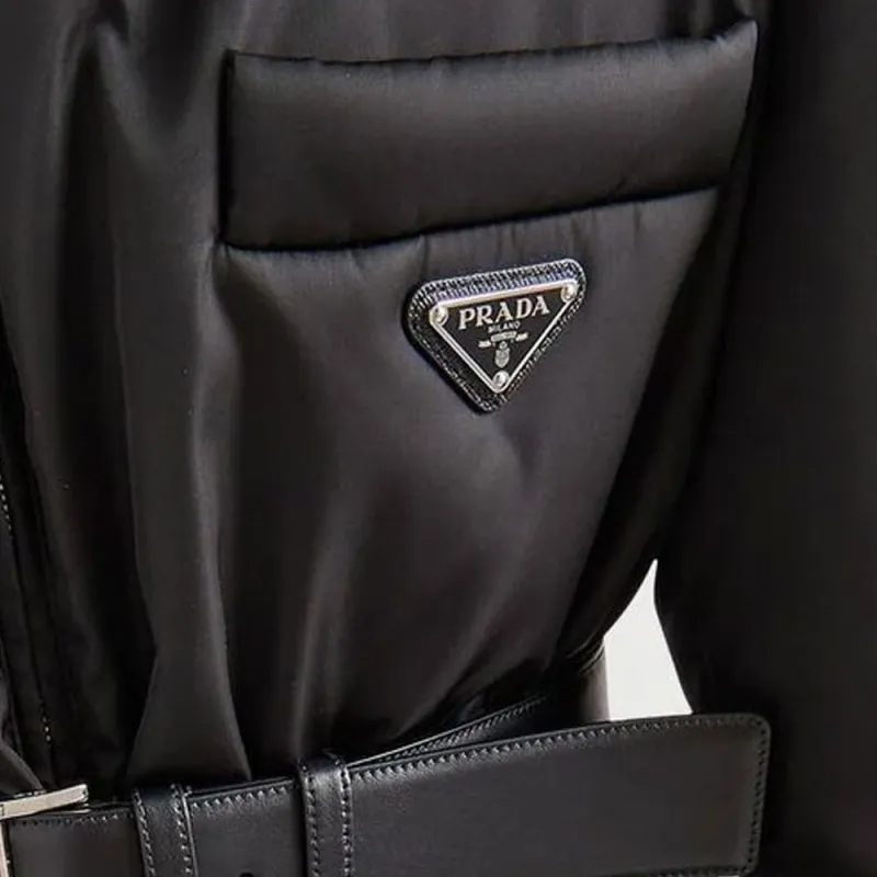 PRADA Re Nylon Hooded Down Jacket-5