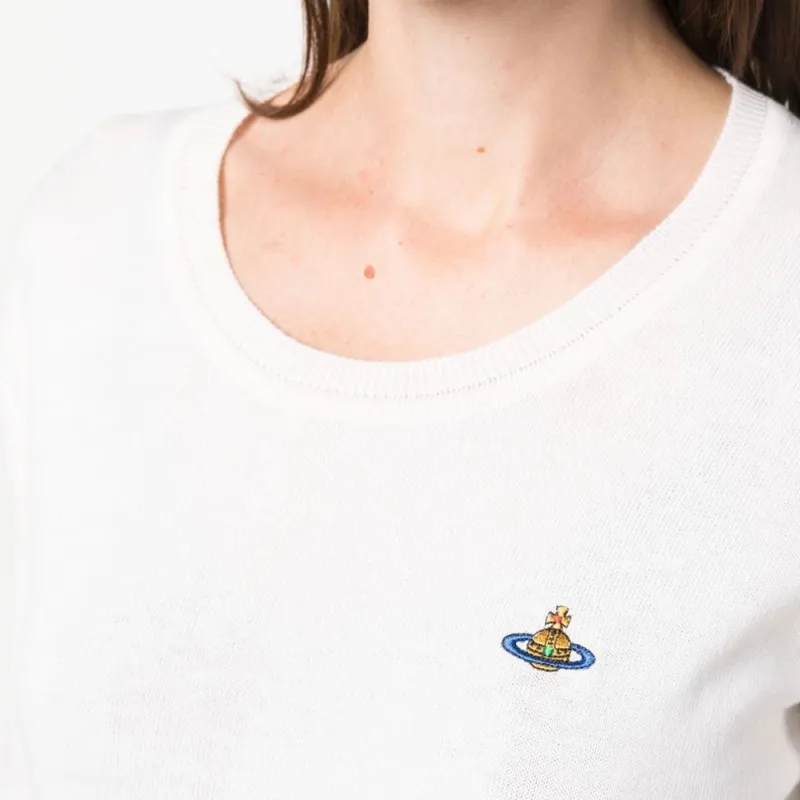 Vivienne Westwood Orb Embroidered Long Sleeved Jumper-2