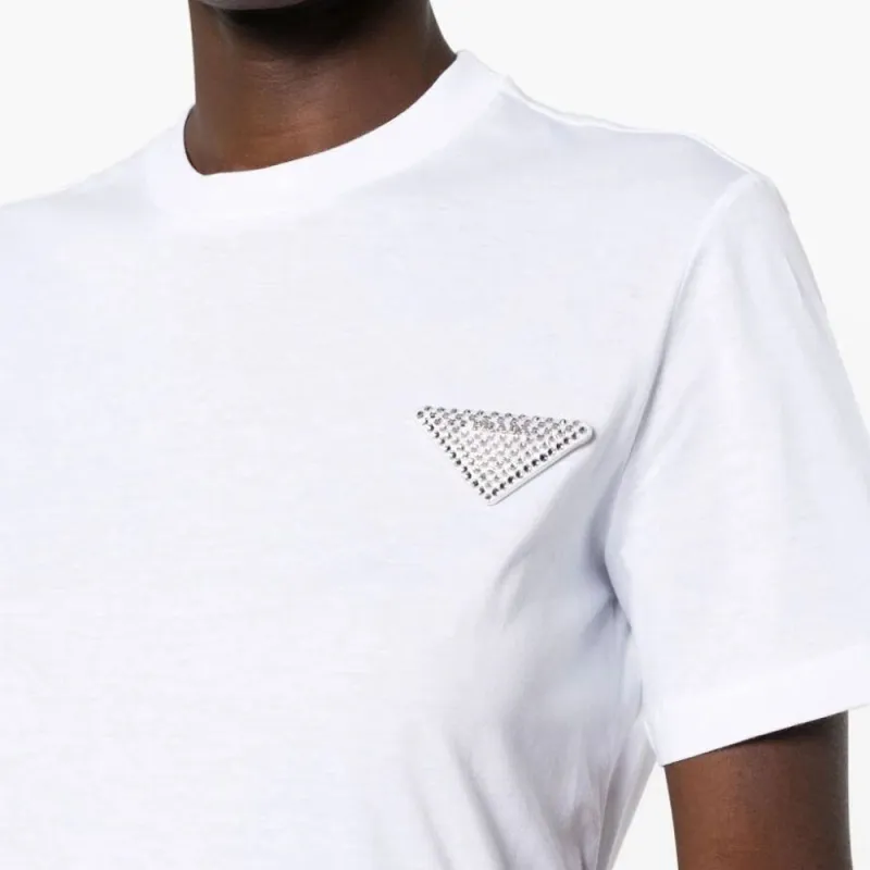 PRADA T Shirts Women's White-4