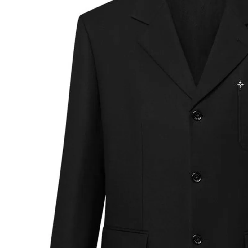 LOUIS VUITTON Tailored Single Breasted Wool Jacket-3