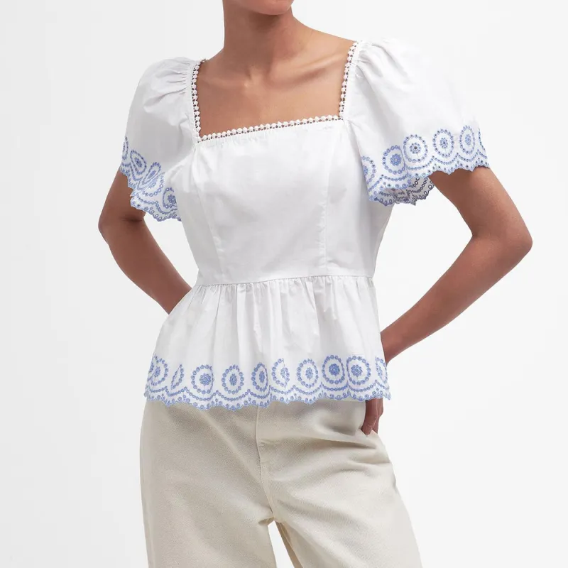 BARBOUR T-Shirt Women's Classic White-2