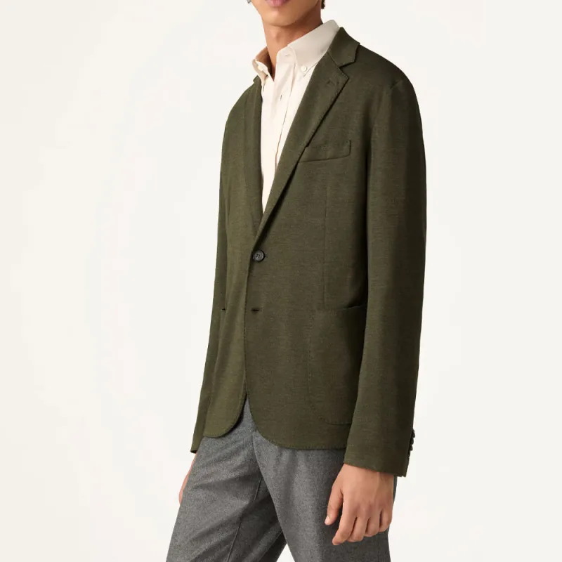 Loro Piana FW24 Cashmere Sweater Men's Pine Forest-4