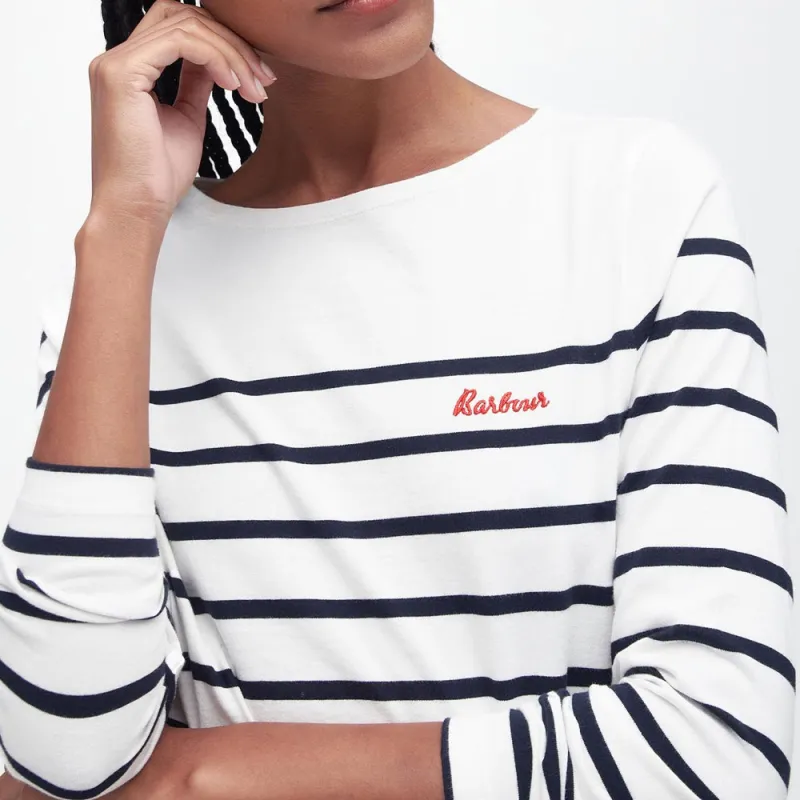 BARBOUR Regular T-Shirt Women's White-4