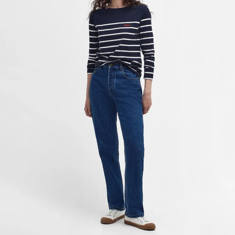 BARBOUR Regular T-Shirt Women's Marine Blue-1