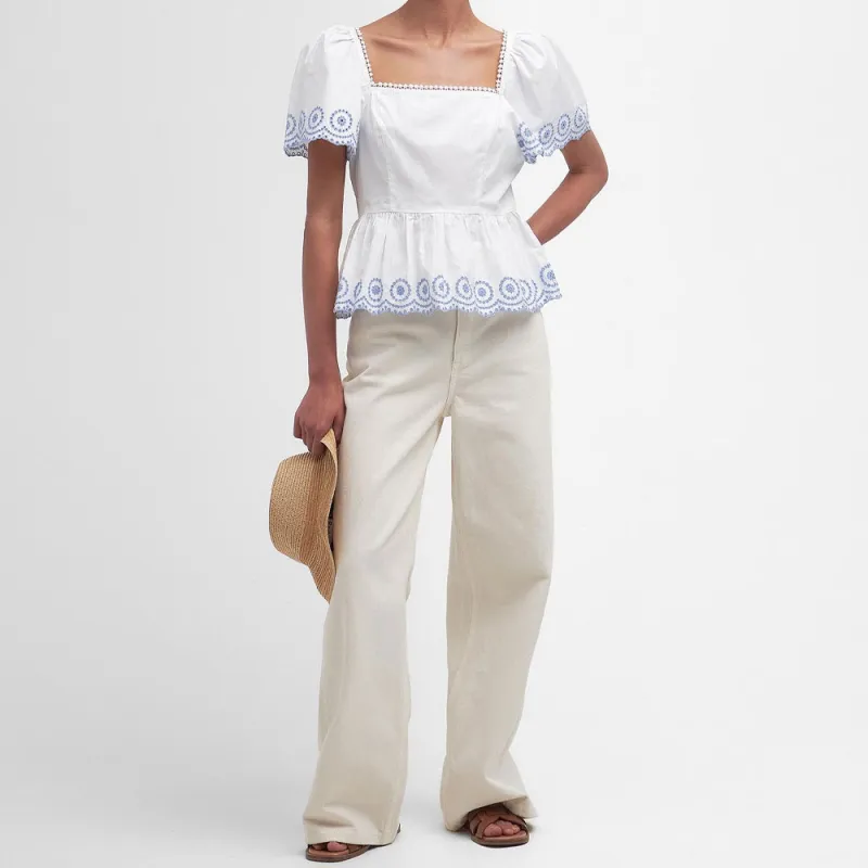 BARBOUR T-Shirt Women's Classic White-1