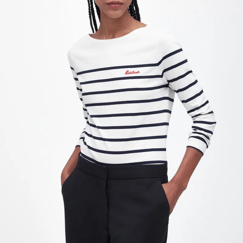 BARBOUR Regular T-Shirt Women's White-2