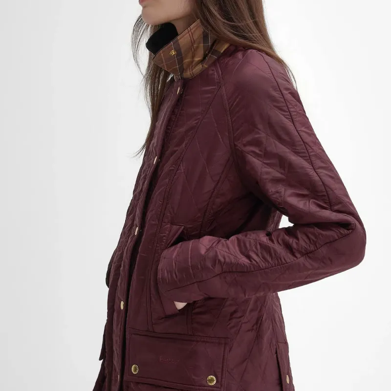 BARBOUR Jackets Coats Women's Cabernet Pearl-4
