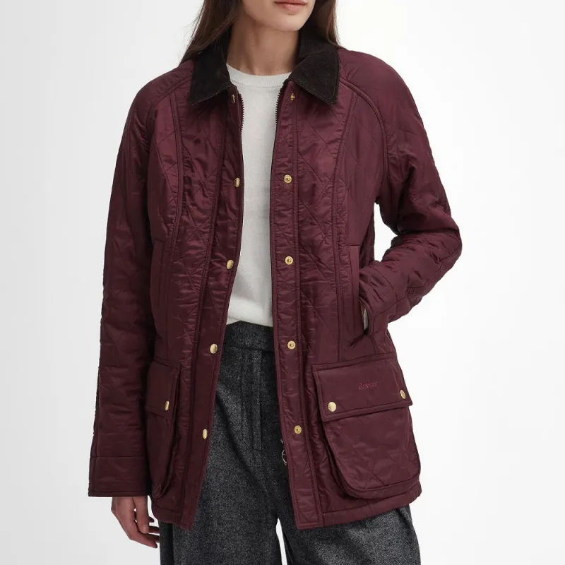 BARBOUR Jackets Coats Women's Cabernet Pearl-2