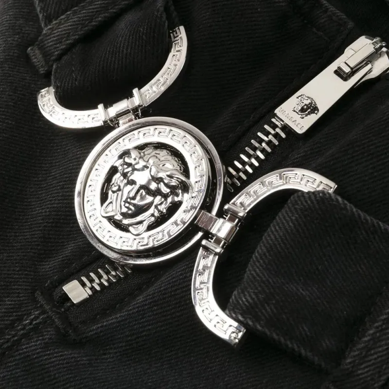 VERSACE Medusa Head Flared Jeans-5