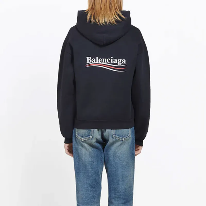 Balenciaga Political Campaign Logo Hoodie-3