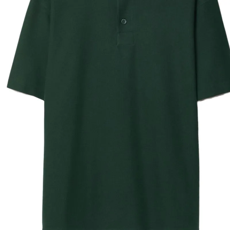 Burberry FW23 Cotton Polo Shirt Polo Shirt Men's Green-5