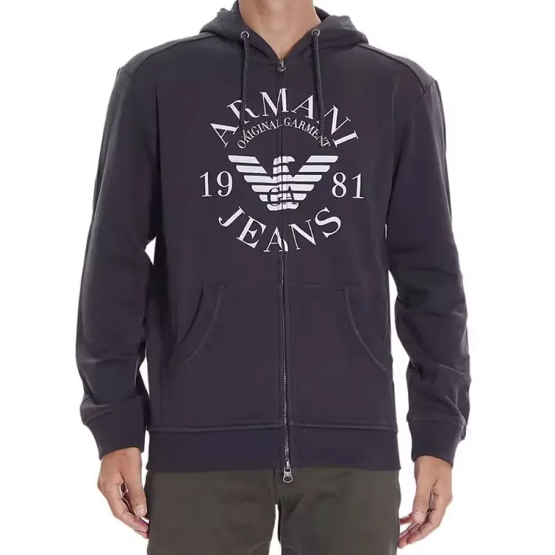 ARMANI JEANS Denim Jackets Men Black-2