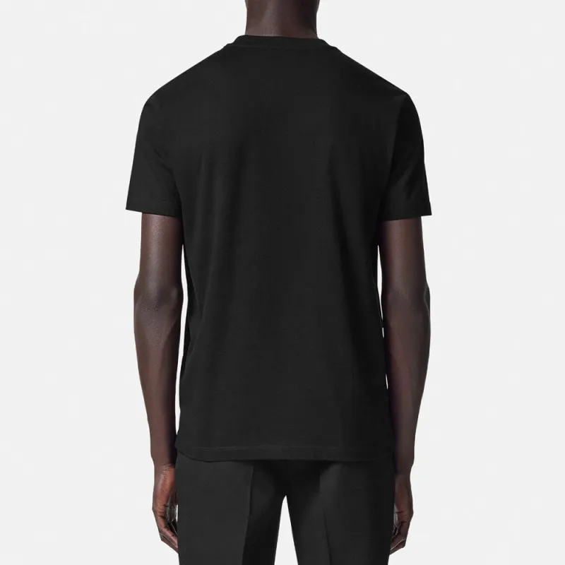 VERSACE Medusa embroidered Crystal T shirt-3
