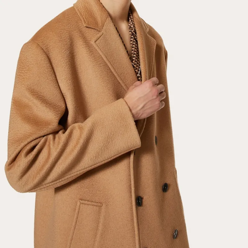 Valentino Double Breasted Long Sleeved Coat-4