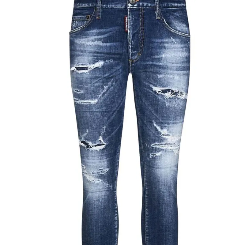 DSQUARED 2 Distressed Skinny Jeans-4