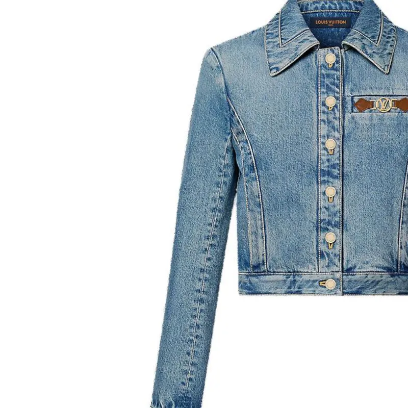 LOUIS VUITTON Lv Circle Tab Denim Jacket-2