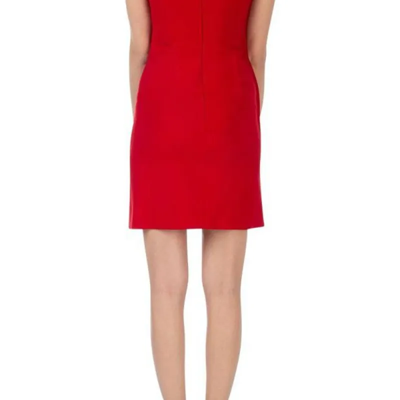Valentino Sleeveless Dress Women's Red-5
