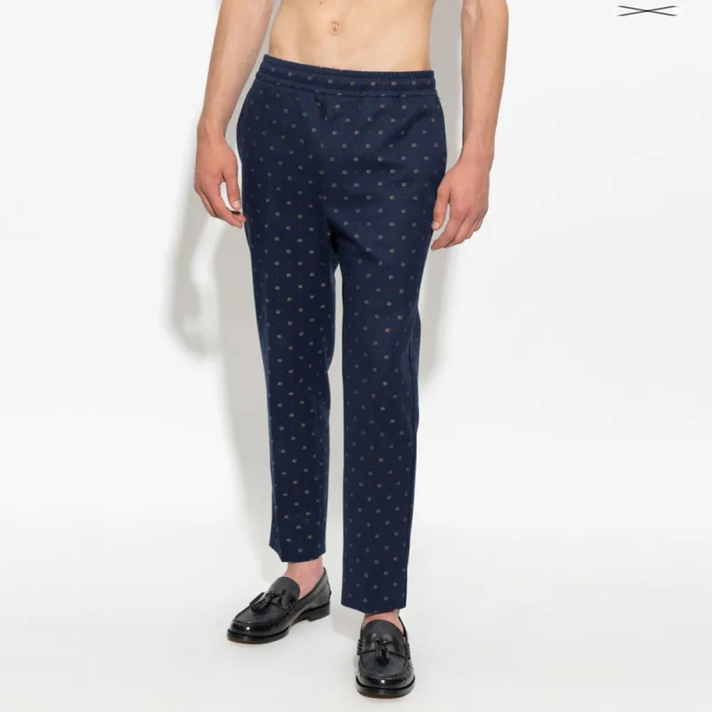 GUCCI Casual Pants Men Blue-1