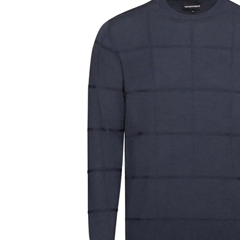 EMPORIO ARMANI Sweaters Men Blue-1