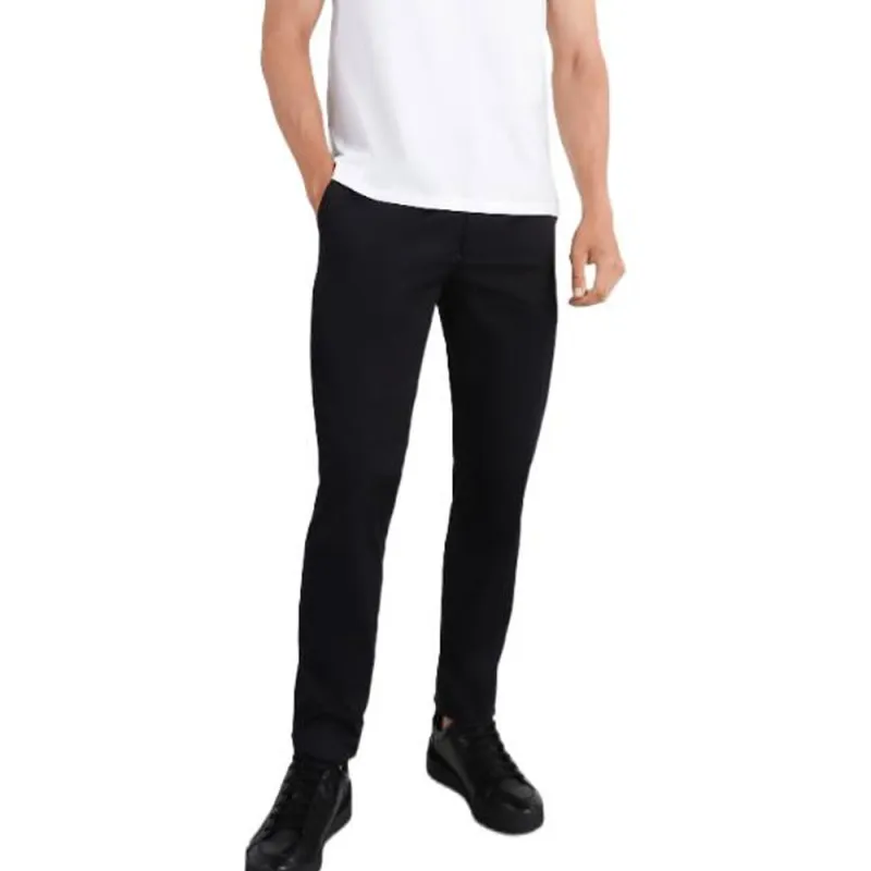 EMPORIO ARMANI Straight Leg Slim Cut Tailored Trousers-1