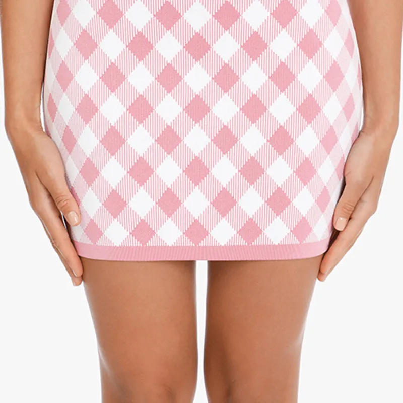 BALMAIN Casual Short Skirts Women's Pink-5