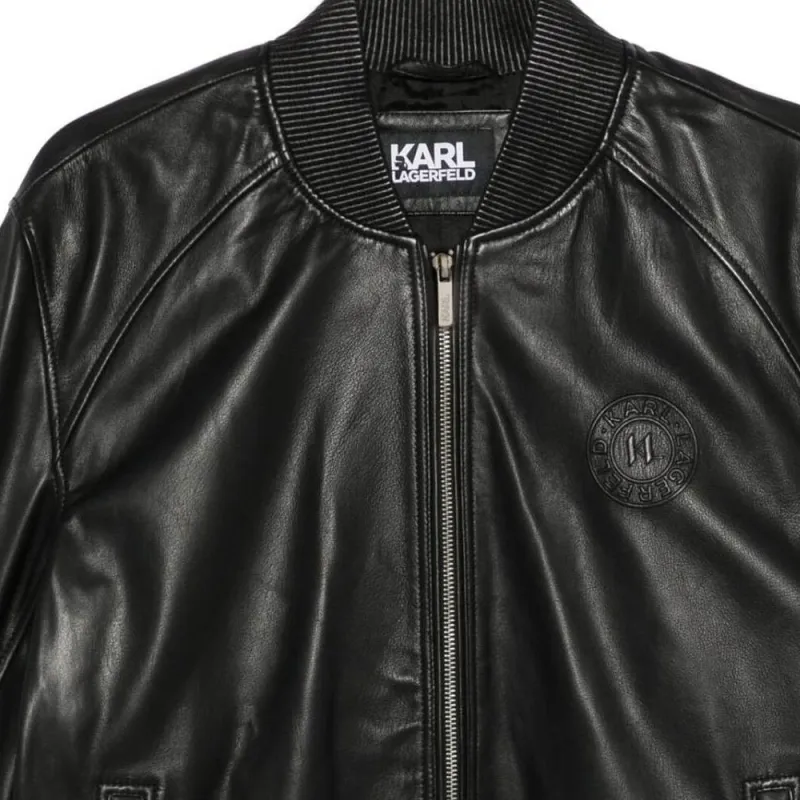 KARL LAGERFELD / Karl Lagerfeld Jeans Leather Jacket-5