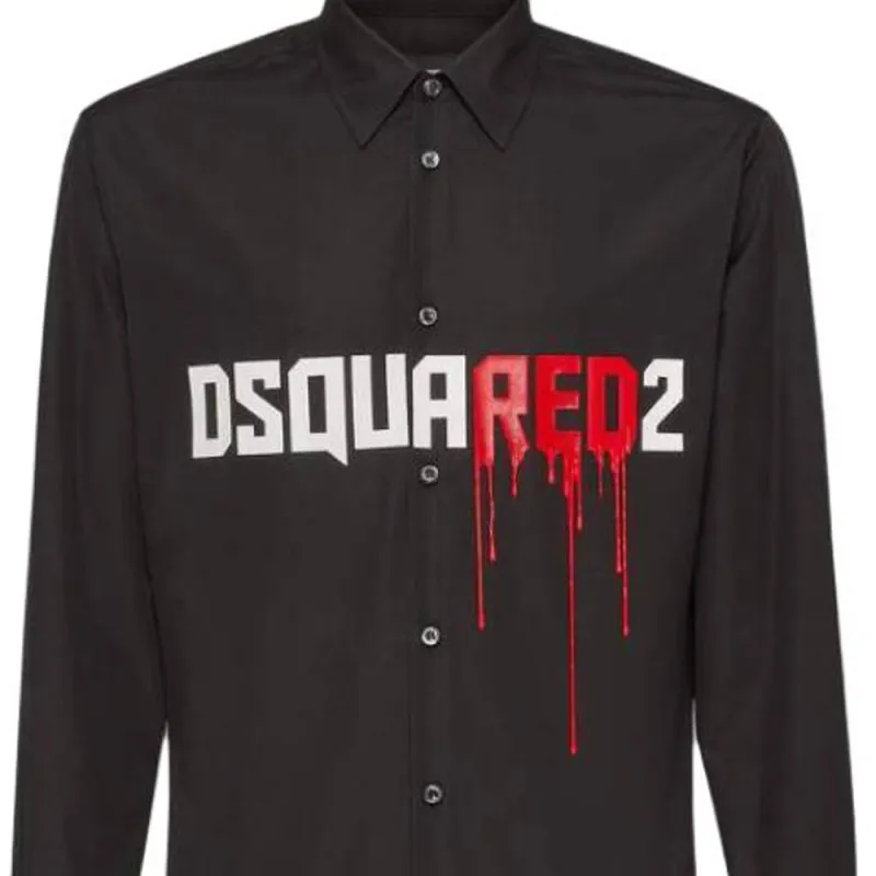 DSQUARED 2 Horror Logo Shirt-4