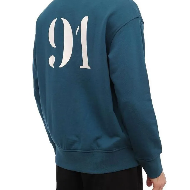EMPORIO ARMANI Sweatshirt Men's Regimental Blue-3