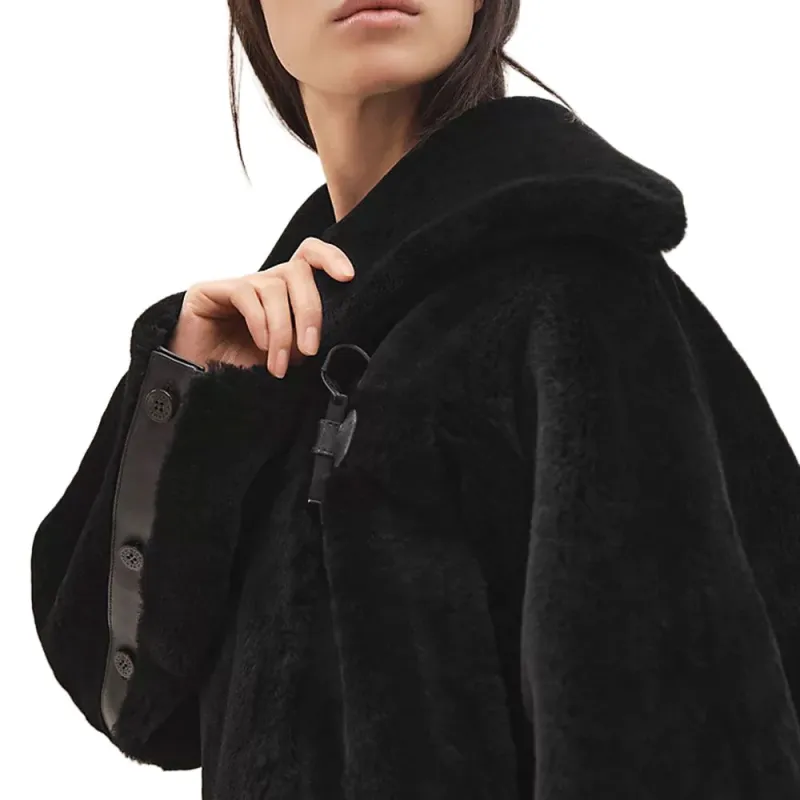 HERMES SS23 Leather Jacket Women's Black-4