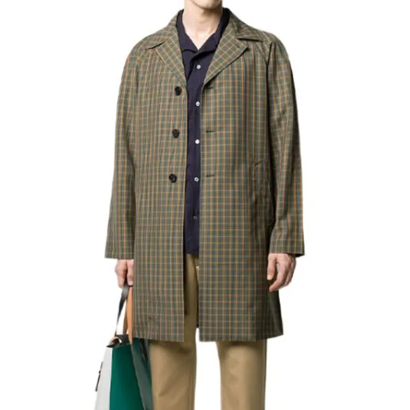 PRADA Coats Men Yellow Green-2