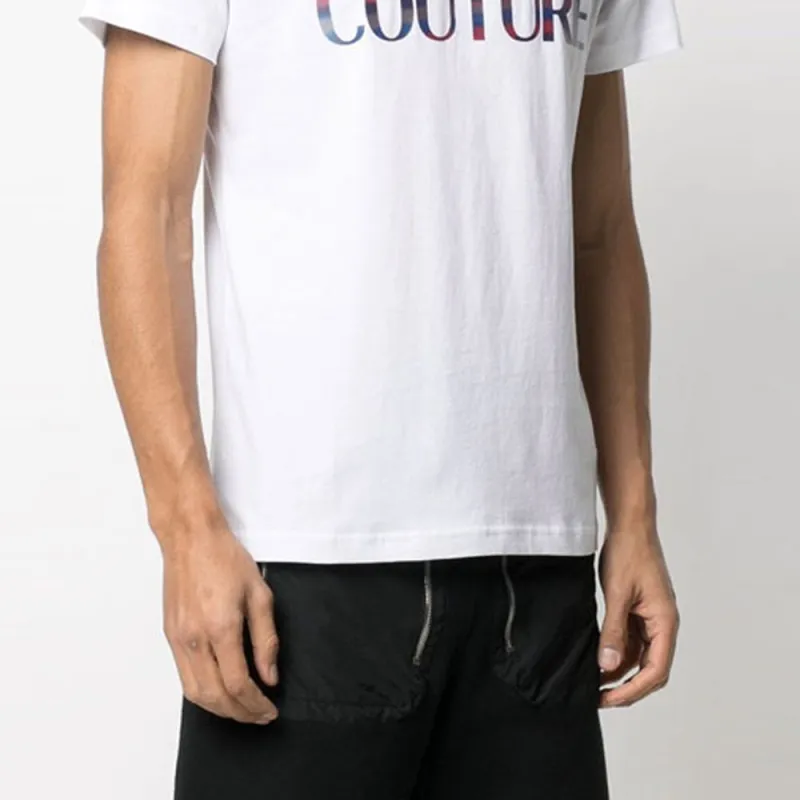 VERSACE JEANS T Shirts Men White-5