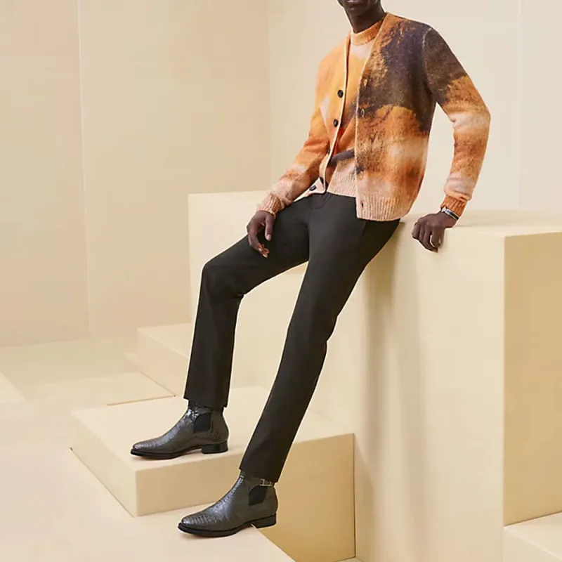 HERMES Knitwear Men Orange-2