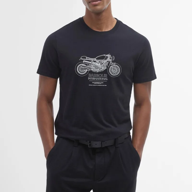 BARBOUR T-Shirt Men's Classic Black-2