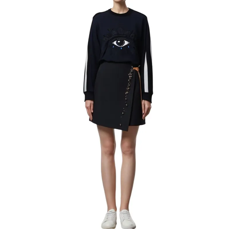 KENZO Sweatshirts Women's Navy Blue-2