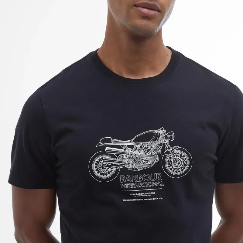 BARBOUR T-Shirt Men's Classic Black-4