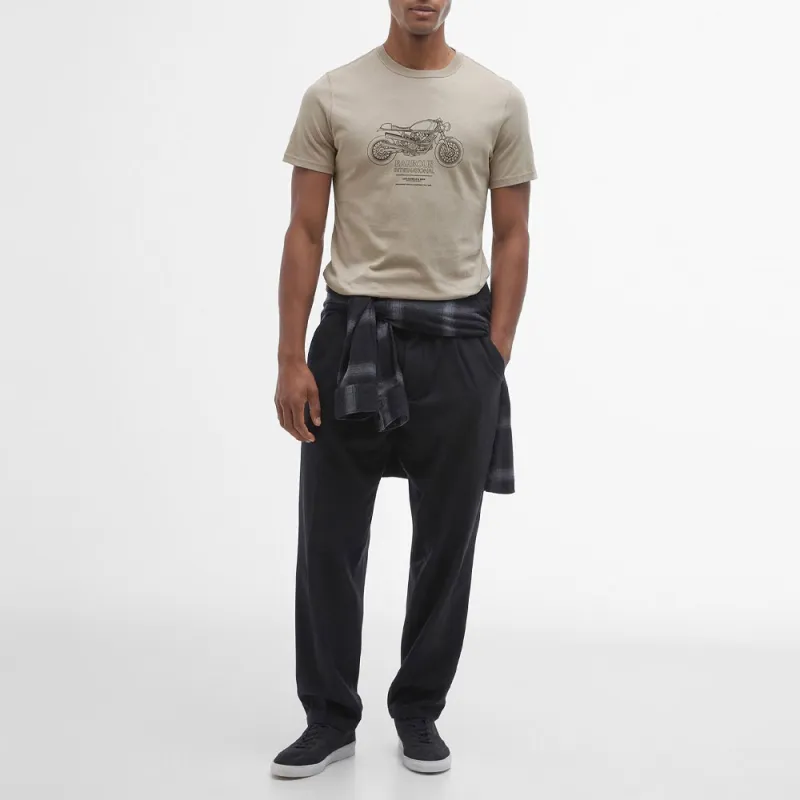 BARBOUR FW24 T-Shirt Men's Khaki-1