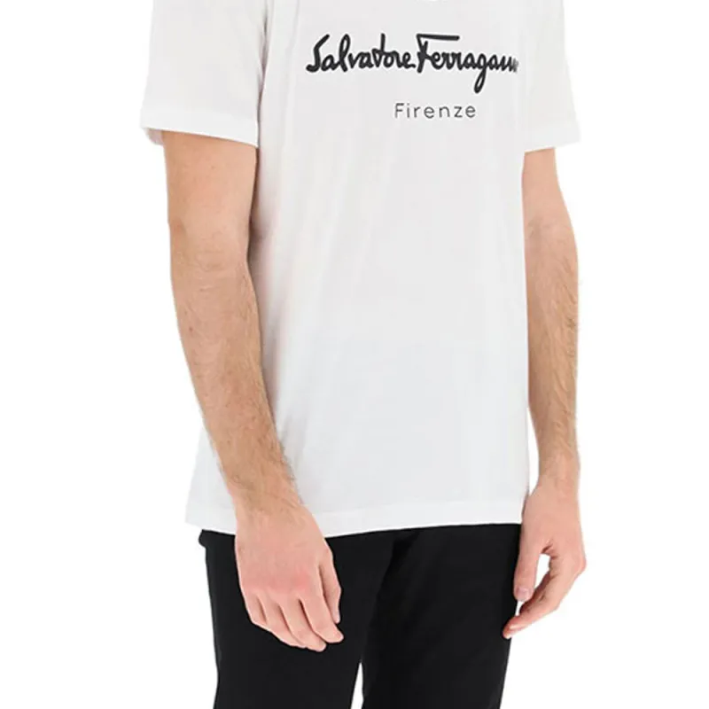 FERRAGAMO SS22 T-Shirt Men's White-5