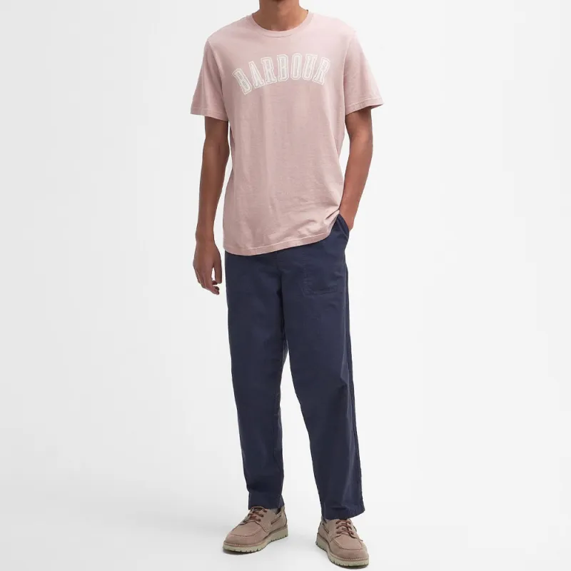 BARBOUR T-Shirt Men's Pink Quartz-1